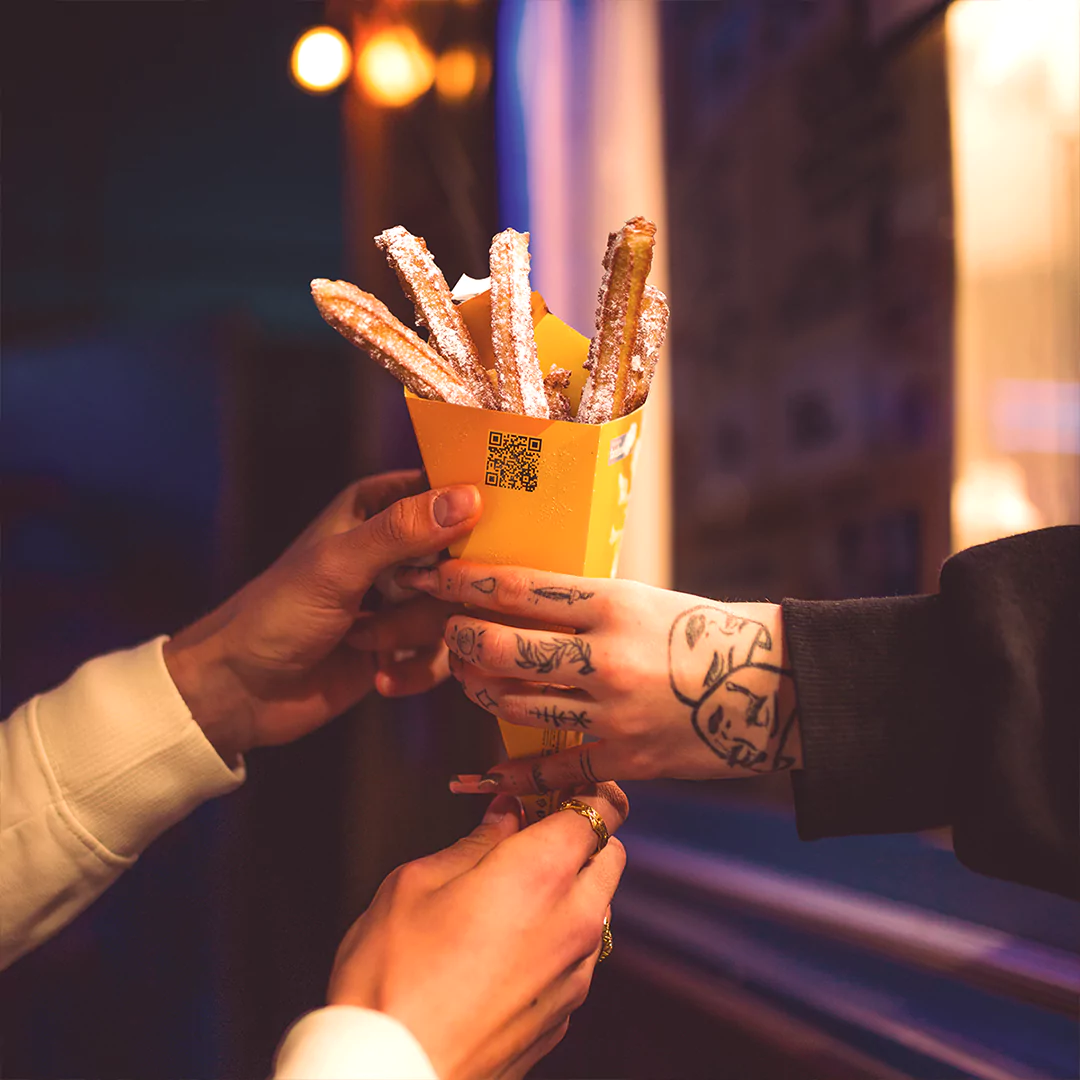 Zdjęcia menu - fotografia street food churros
